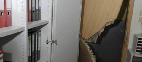 Einbruch Diebe klauen Vereinstresor von Dessau 05