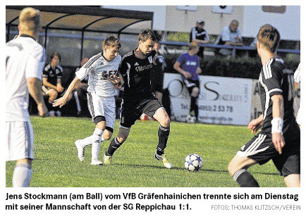 Gräfenhainichen trennt sich von Reppichau 1:1