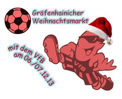 VfB auf dem Weihnachtsmarkt in GHC heute und morgen!