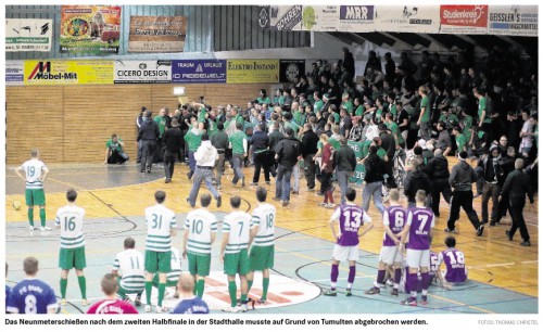 Tumulte beim Sparkassencup in Piesteritz