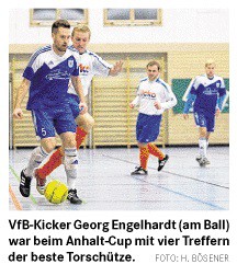 ANHALT-CUP Titelverteidiger VfB belegt den letzten Platz