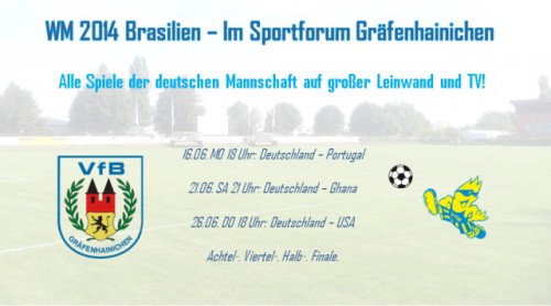 WM 2014 im Sportforum - Wir schauen die deutschen Spiele