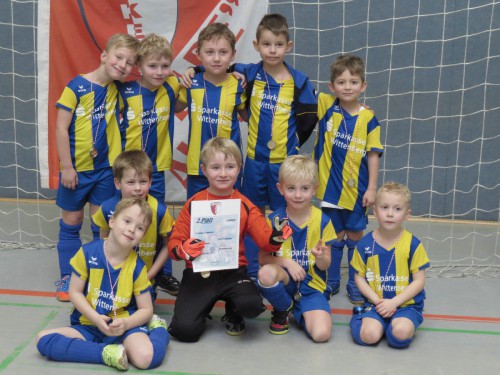 Hallenturnier G-Jugend in Aken - Super 2. Platz erreicht