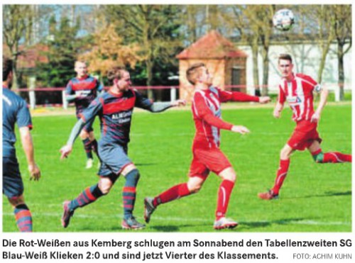 Spiele vom WE in der MZ - KOL/LK/LL/VL