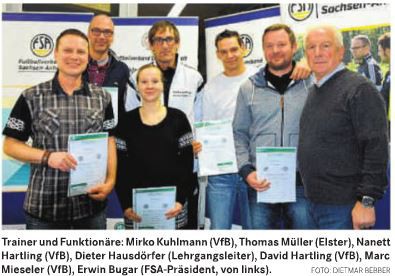 Fünf Trainer erhalten Zertifikat