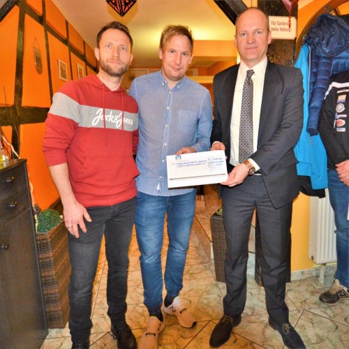 Dank an die Volksbank Dessau für 1.000,00 EUR
