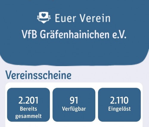 REWE Scheine für Vereine Aktion beendet