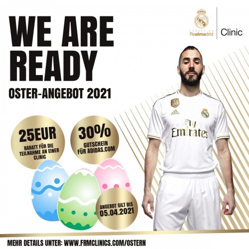 Oster-Angebot - Real Madrid Fussballcamp 2021