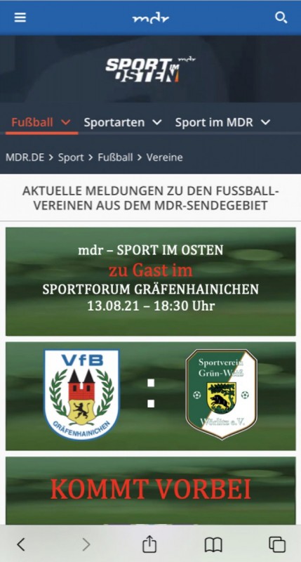 Sport im Osten zu Gast beim Derby!