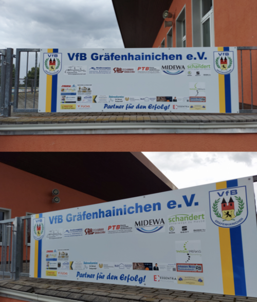 Neue Sponsorentafeln!