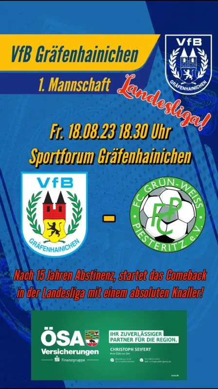 Das Comeback in der Landesliga steht an! Zu Gast der Dino aus dem Kreis WB!
