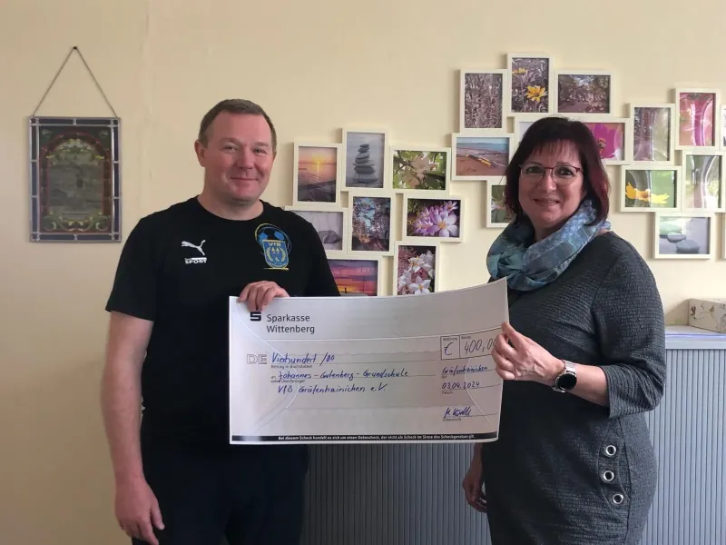 Spendenübergabe Mitternachtsturnier!