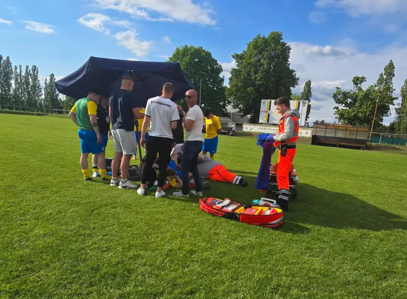 Verletzung überschattet Spiel und führt zum Abbruch!