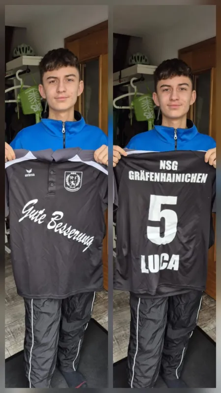 Mit den besten Wünschen zur Genesung!