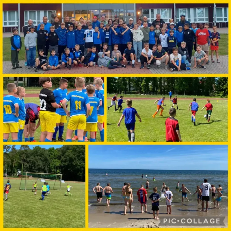 Trainingslager Sportschule Zinnowitz F1, E2, E1 und D1 💙💛🤍