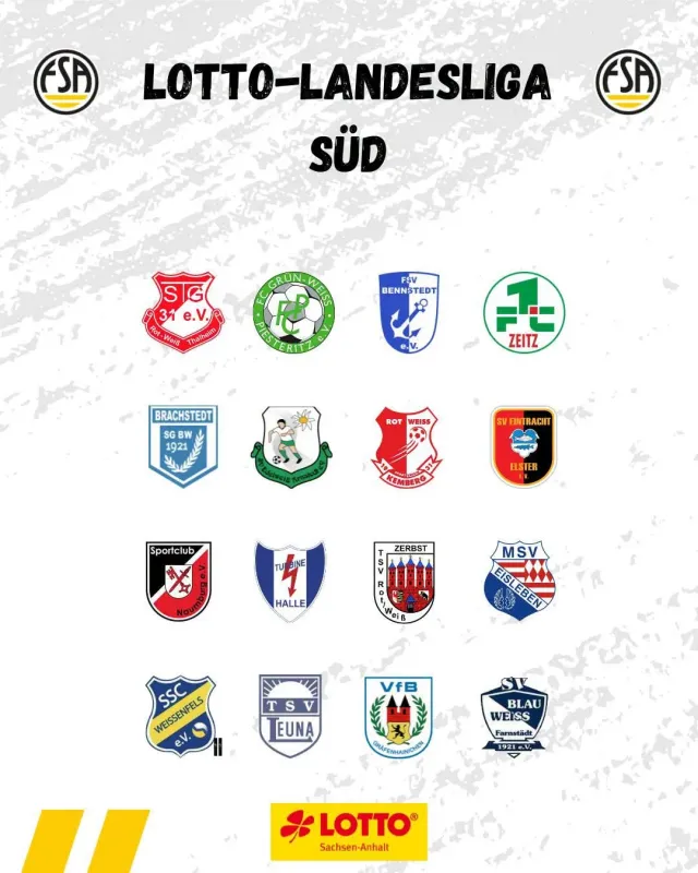 Staffeleinteilung steht: das ist die neue LOTTO Landesliga Süd!