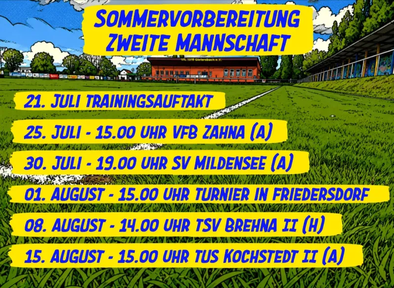 Trainingsauftakt unserer Zweiten - die Vorbereitung startet!
