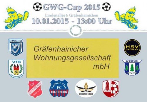 GWG Cup 10.01.2015 in GHC mit Geldprämie