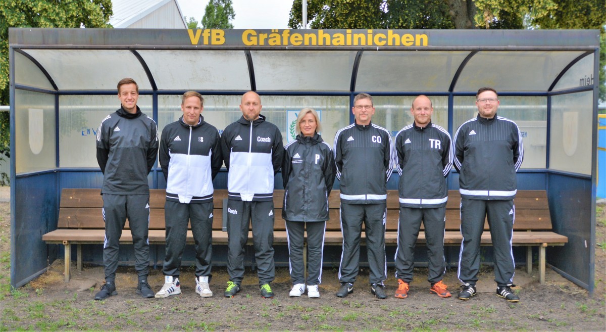 Neu aufgestelltes Team für das Team