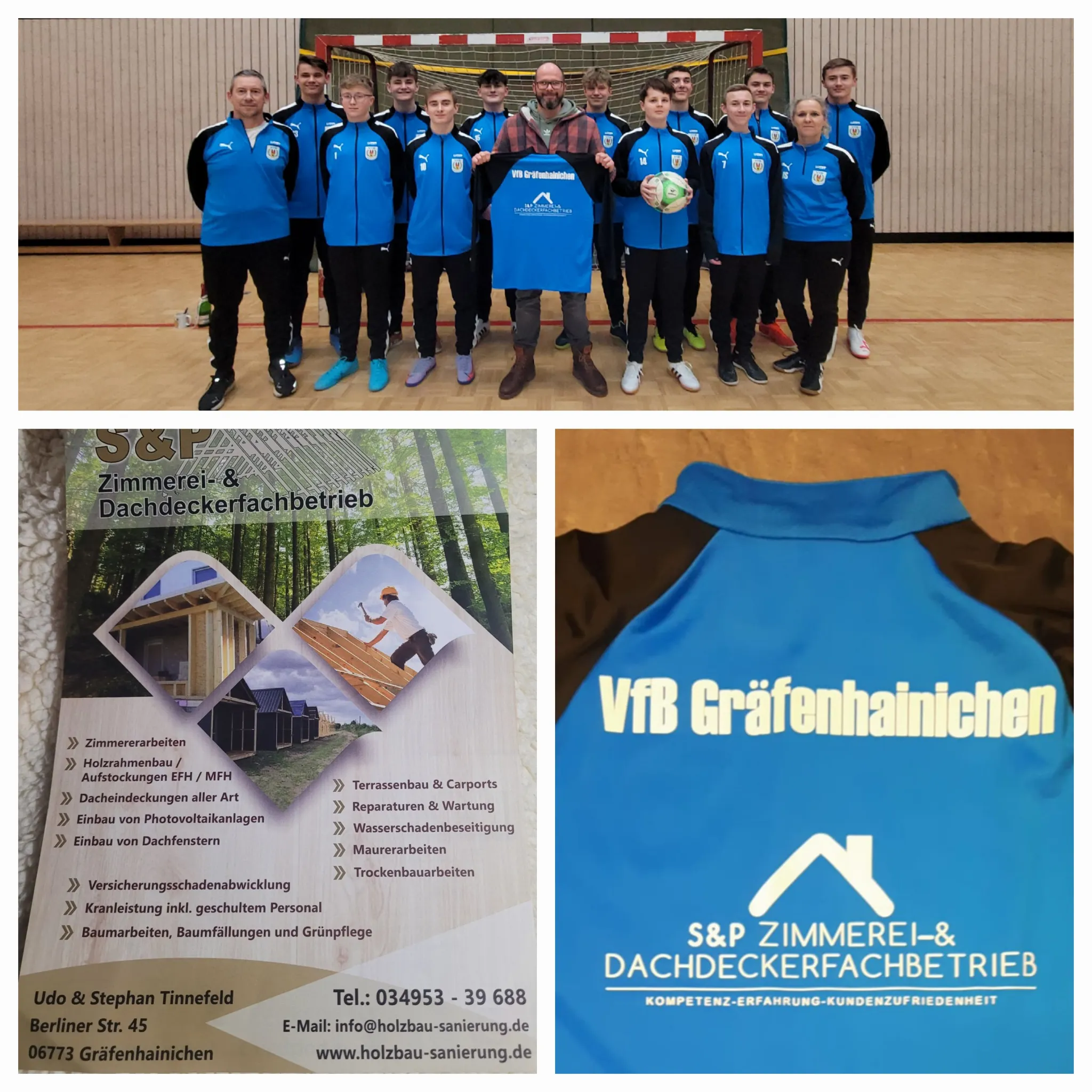 Trainingsanzüge für die B-Jugend!