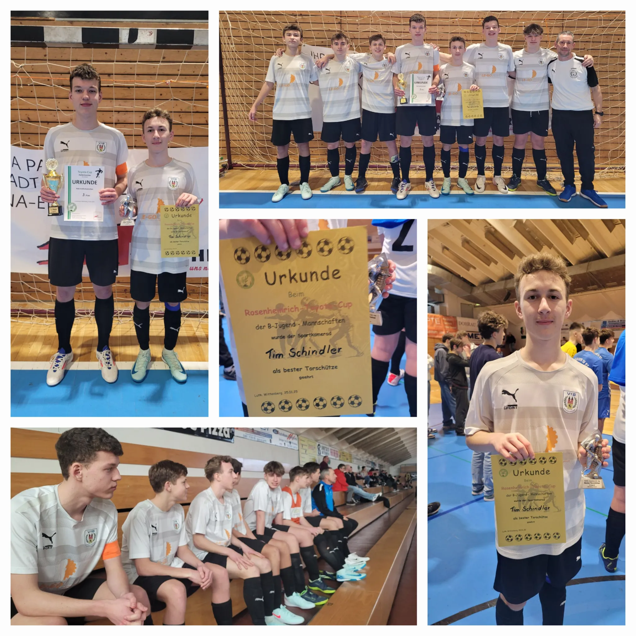 3. Platz und Torschützenkönig beim B-Jugend Turnier in Piesteritz
