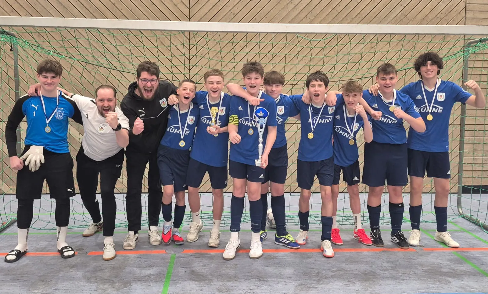 Erster Platz beim Hallenturnier des SV Germania Roßlau