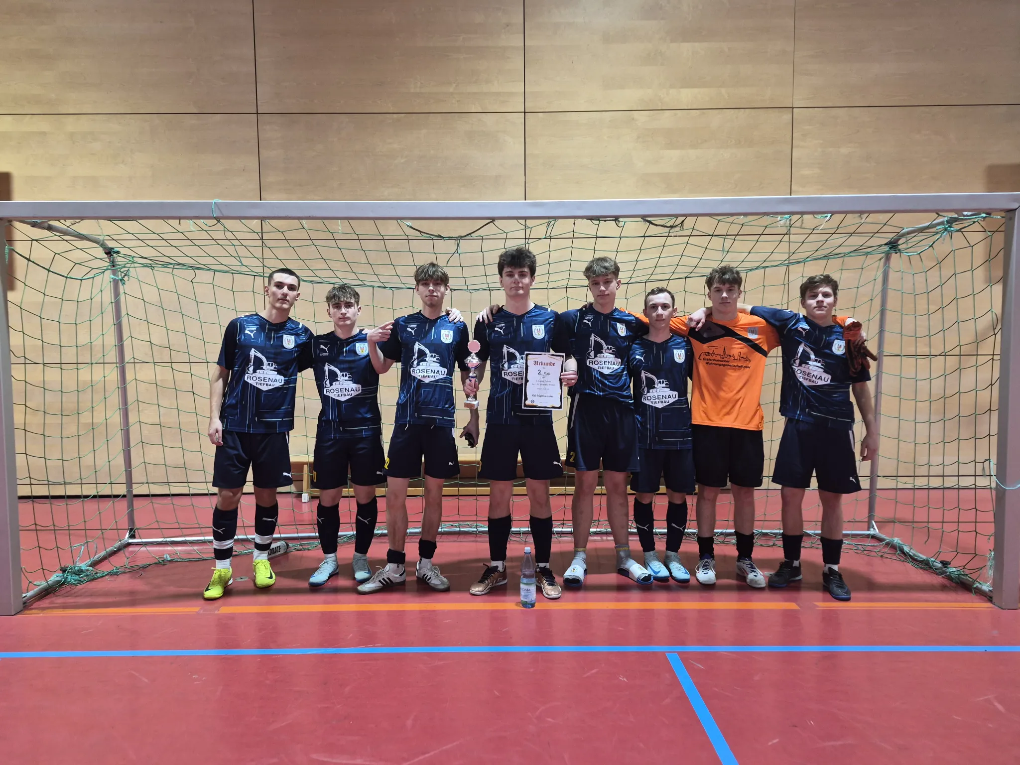 2.Platz A-Jugend beim Hallenturnier in Bitterfeld