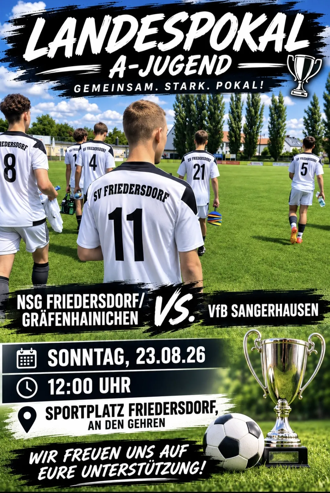 (A) 🏆 Landespokal-Premiere in Friedersdorf!