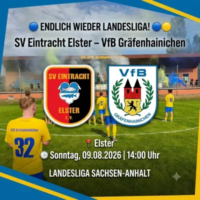 (1M) Ein traditionsreiches Duell kehrt zurück - VfB gastiert zum Auftakt in Elster!