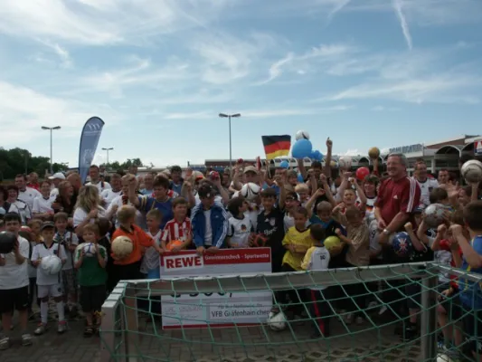 Fußballwette gegen REWE-Markt Gräfenhainichen