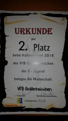 3. GEG CUP / Hallenturnier E1-Jugend