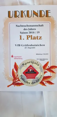 Festveranstaltung Fussballer des Jahres 2019