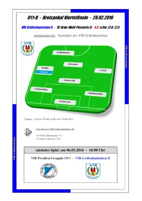 28.02.2016 VfB Gräfenhainichen II vs. Piesteritz II