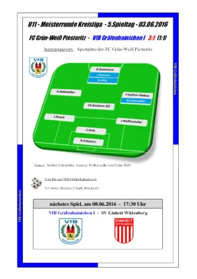 03.06.2016 Piesteritz vs. VfB Gräfenhainichen
