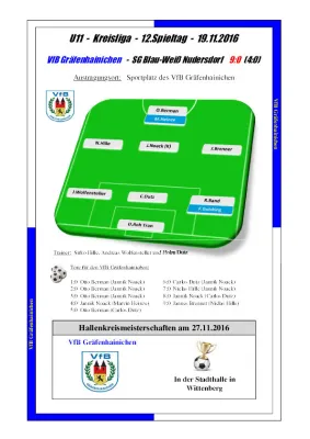 19.11.2016 VfB Gräfenhainichen vs. SG Nudersdorf